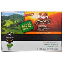 Load image into Gallery viewer, Folgers Lively Colombian Decaf K-Cups 12ct Box