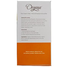 Load image into Gallery viewer, Organa Chamomile Lemon Tea Pods 18ct