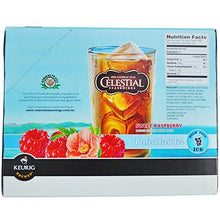 Load image into Gallery viewer, Celestial Seasonings Perfect Iced Tea Sweet Raspberry Black Tea K-Cups 96ct
