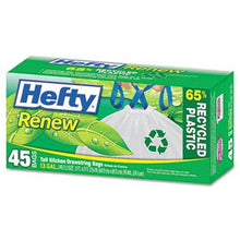 Load image into Gallery viewer, Hefty 13 Gallon Renew Recycled Kitchen and Trash Bags 45ct Box
