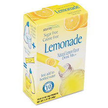Load image into Gallery viewer, Sturm Foods Lemonade Sugar Free Stick Packs 10ct Box
