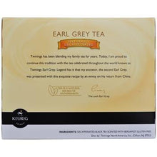 Load image into Gallery viewer, Twinings Earl Grey Decaf Tea K-Cups 24ct
